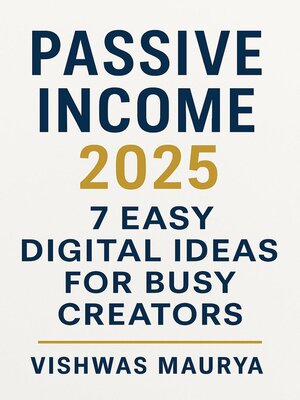 cover image of Passive Income 2025